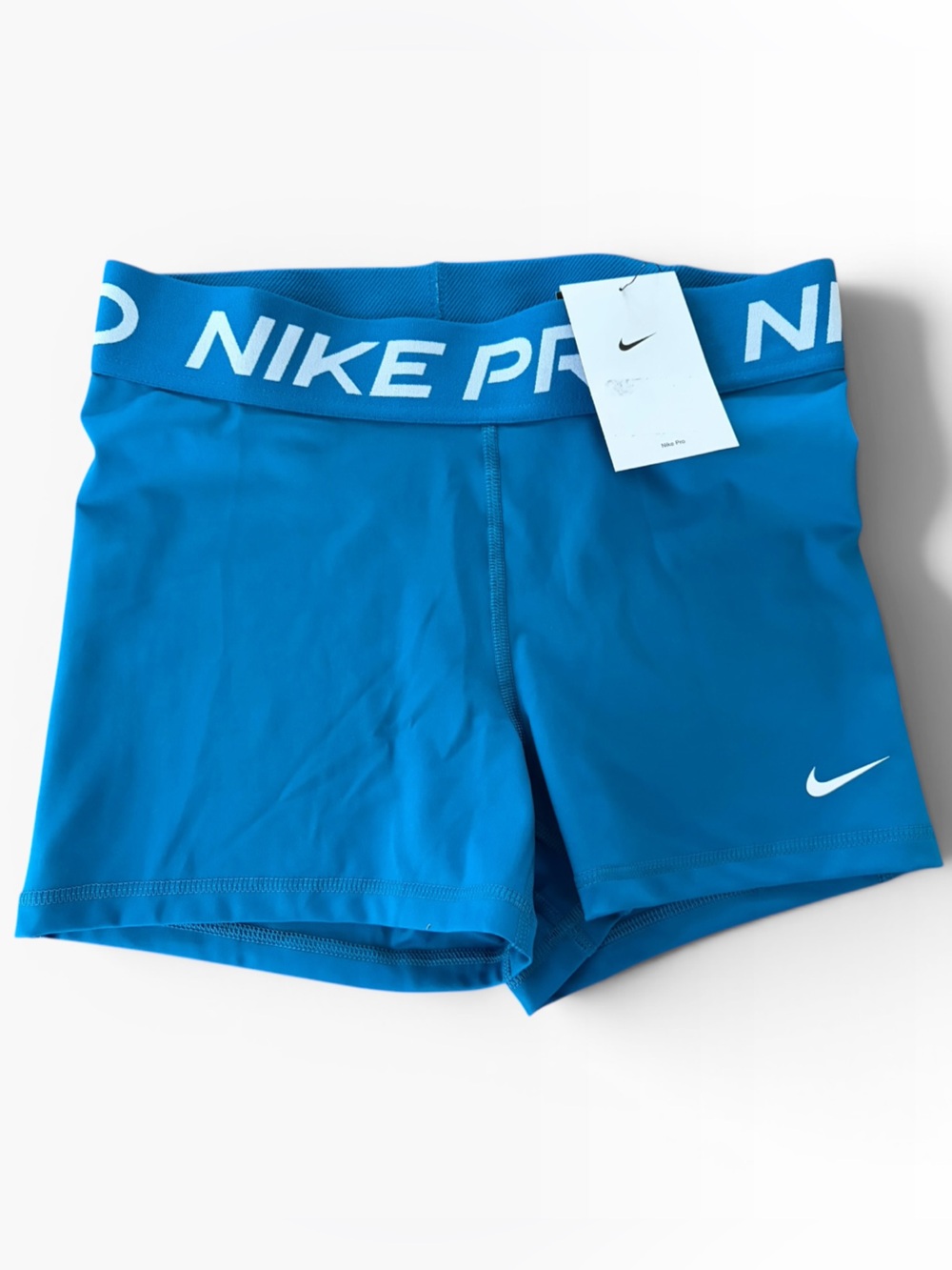 NIKE PRO 3 INCH SHORTS NWT BLUE SIZE MEDIUM